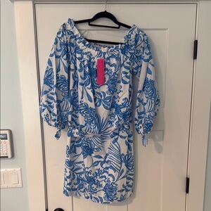 Lilly Pulitzer Blue and White Resort Sundress